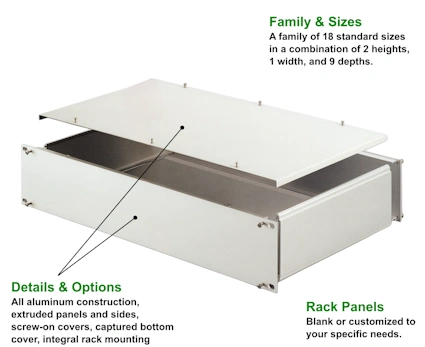 A Style GrayBox Enclosure Illustration